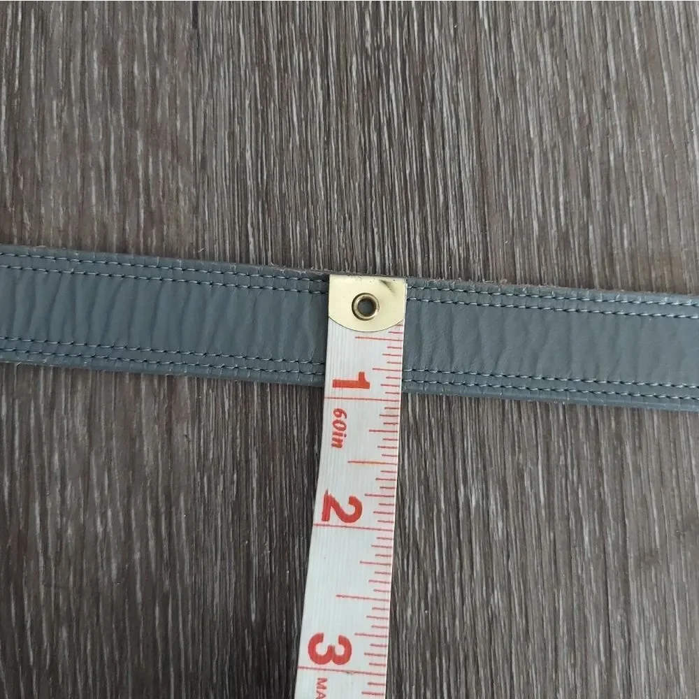 Nocona Gray Leather Belt 28